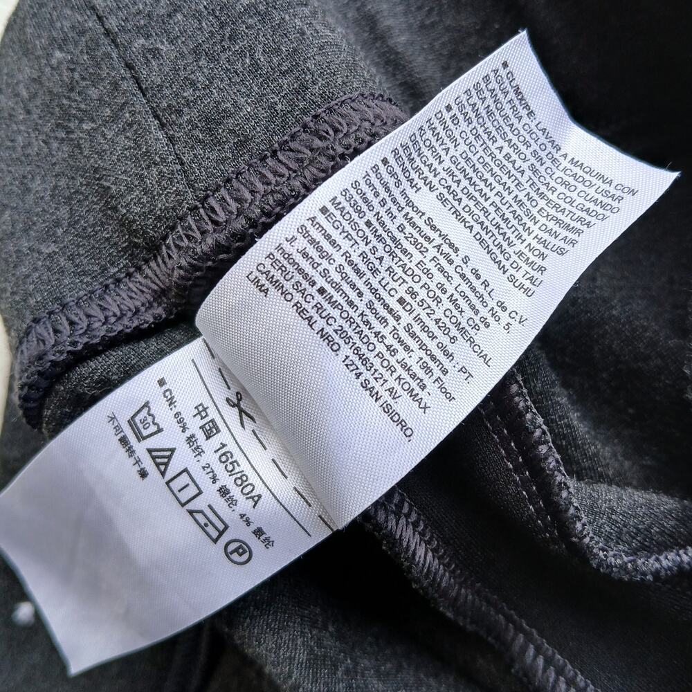 Old Navy Side Stripe Stevie Skinny Ankle Pants L heather grey hidden ankle zip - Picture 6 of 13